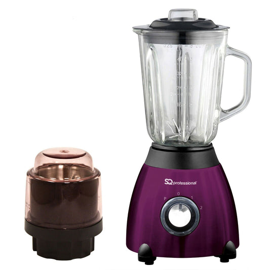 Purple Electric 1.5L Jug Food Blender and Grinder  SQ Professional 500W Gems Luminate (5956)