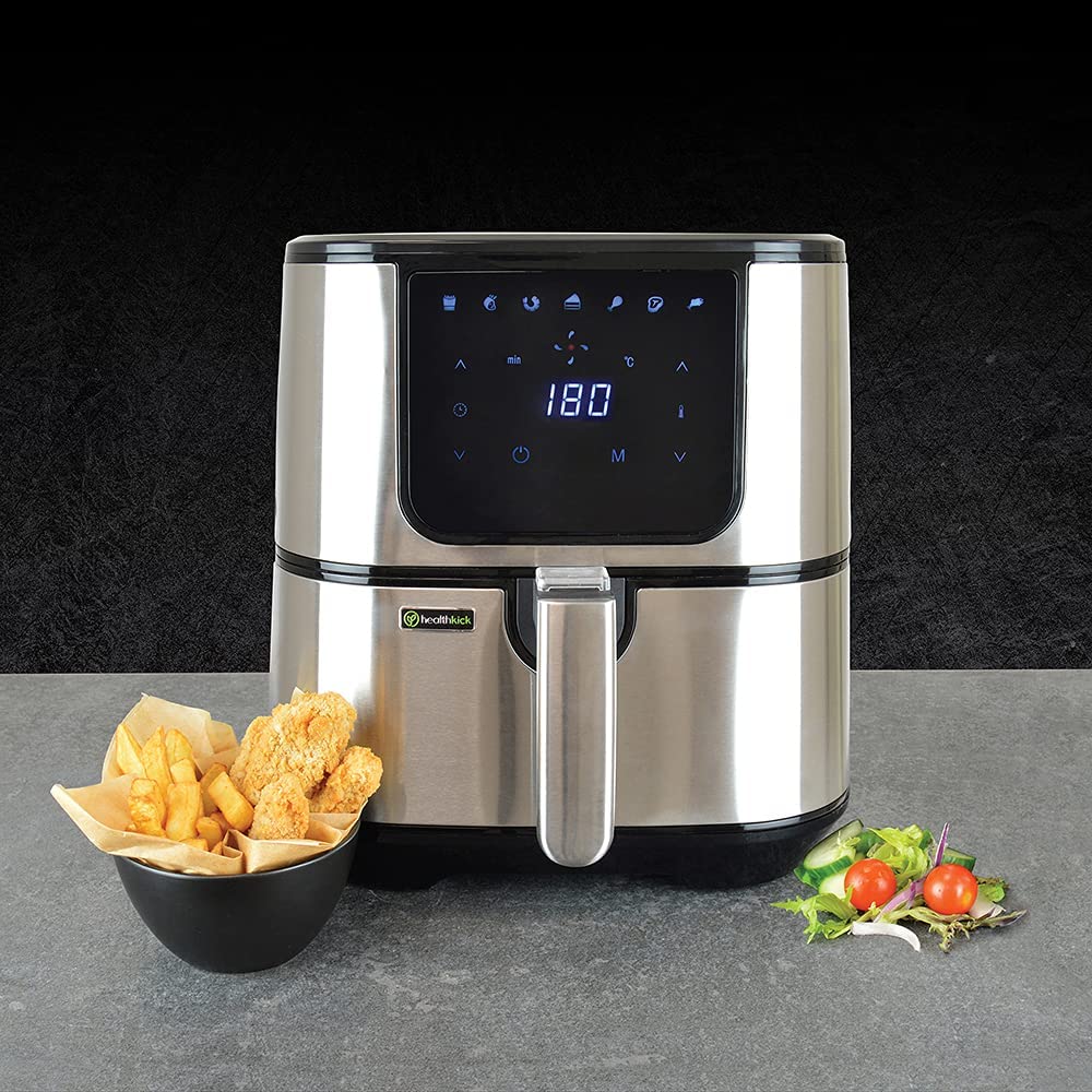 Healthkick Electric Family Size Digi-Touch Stainless Steel Air Fryer  (K3401)
