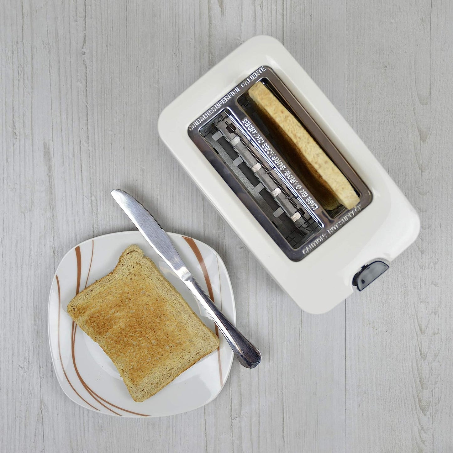 Extra-Wide White Electric 2 Slice Toaster Kitchen Perfected (E2020WH)