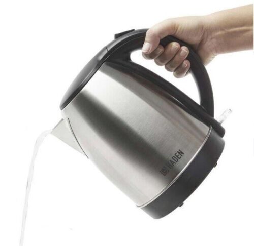 Haden Black and Stainless Steel Electric Kettle Iver (206459)
