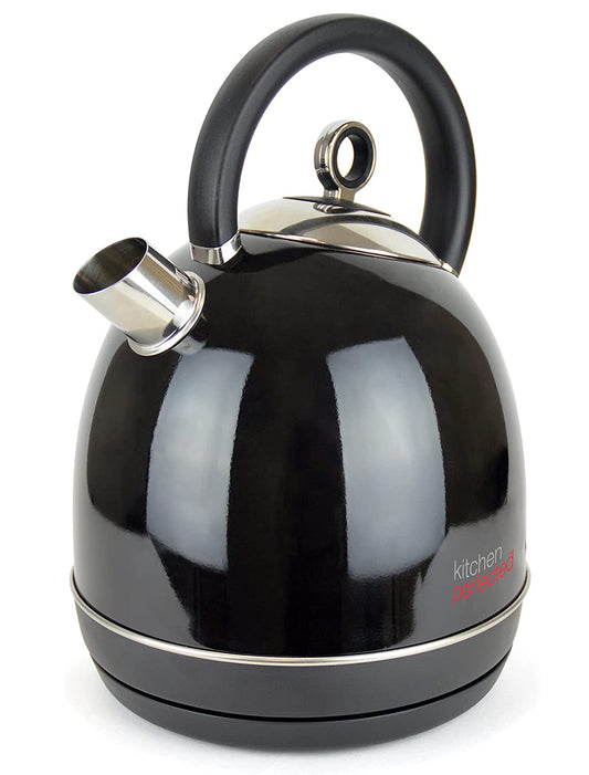 Stainless Steel Electric Black Kettle Kitchen Perfected (E1625RG)
