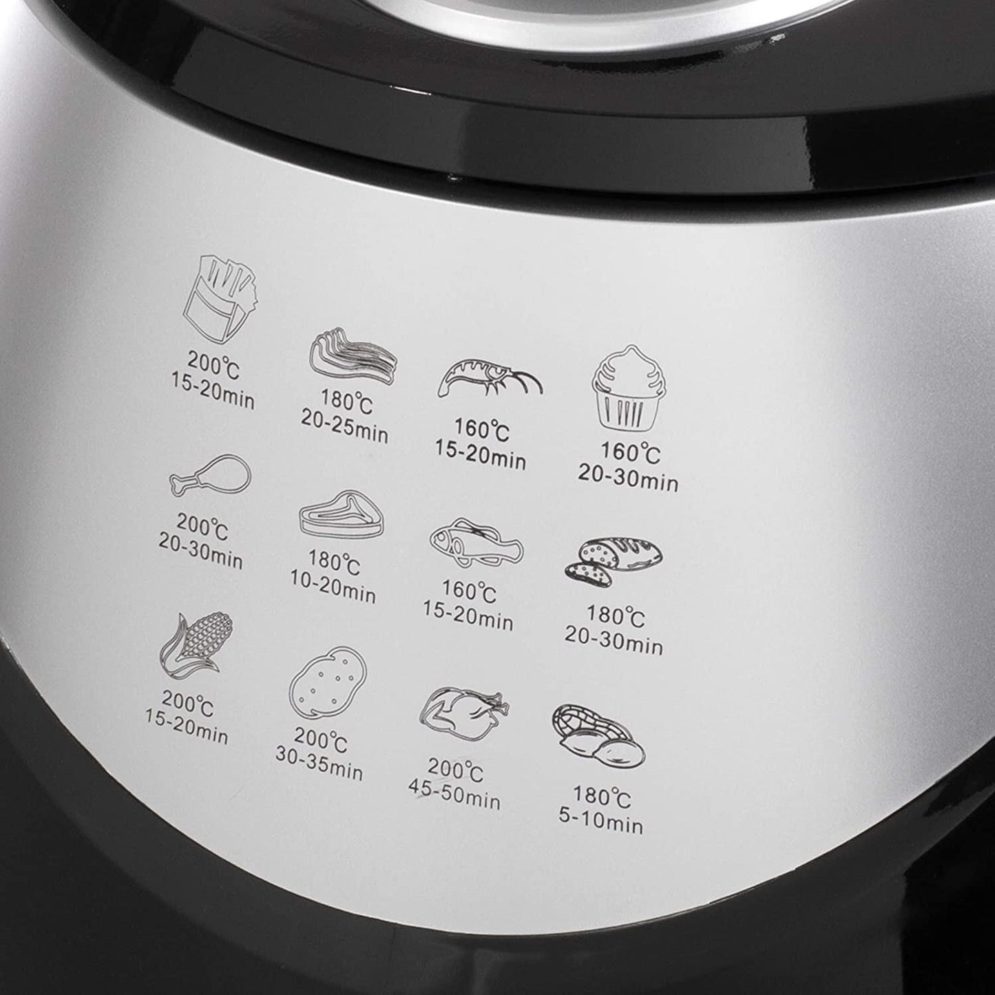 Daewoo 4 Litre Electric Digital Black Air Fryer With Timer & Temperature Control  (SDA1861)