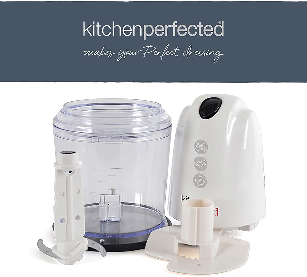 Ivory White Multi Chopper with Stainless Steel Blades Kitchen Perfected 260W (E5416WI)