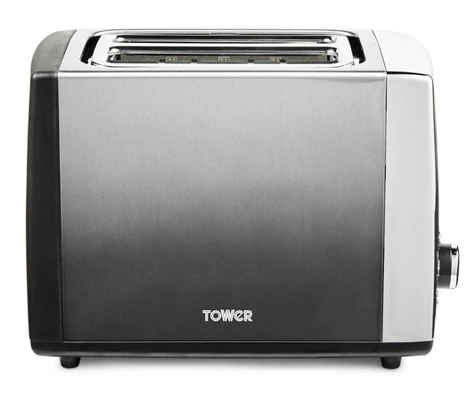 Tower Electric Grey 2 Slice Toaster Infinity Ombre Graphite 900W (T20038GRP)